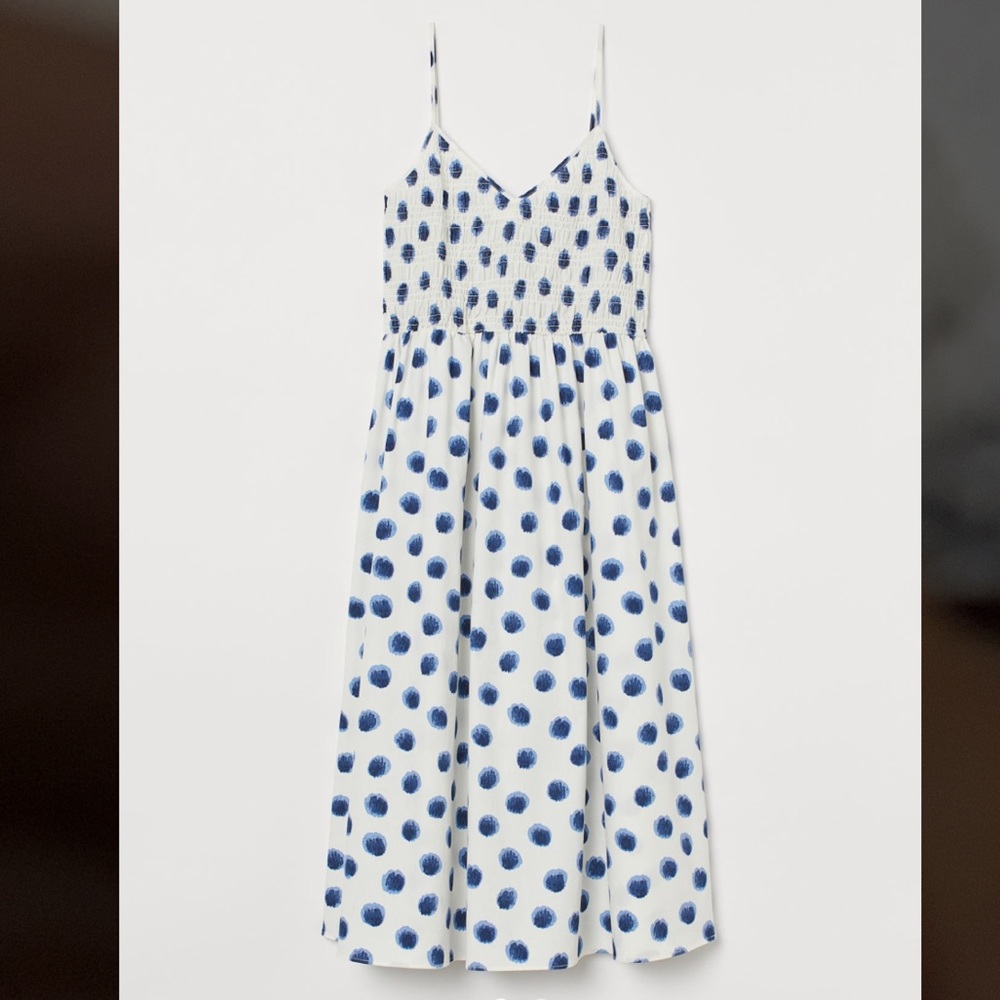 Smocked Cotton Dress
